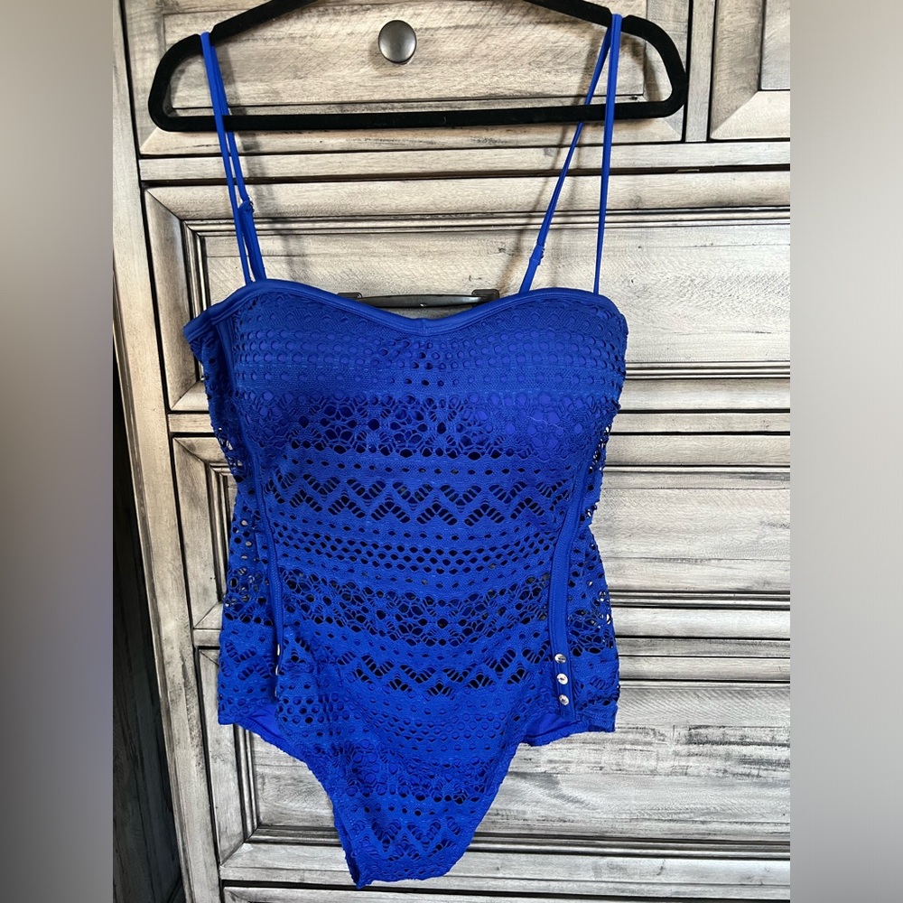 Blue SwimSuit Size 16 New without tags